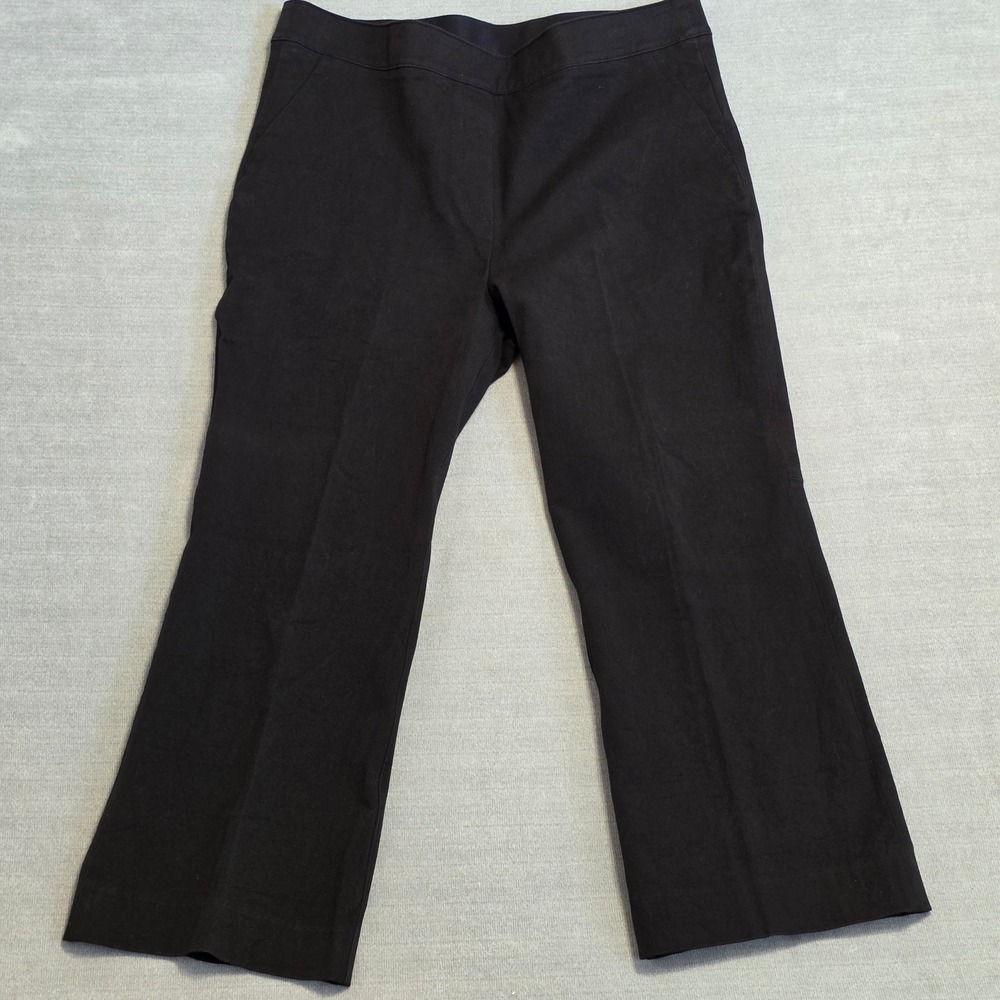 Spanx Pull On Trousers Women XL Black Slimming Career Straight Leg Pants Capsule